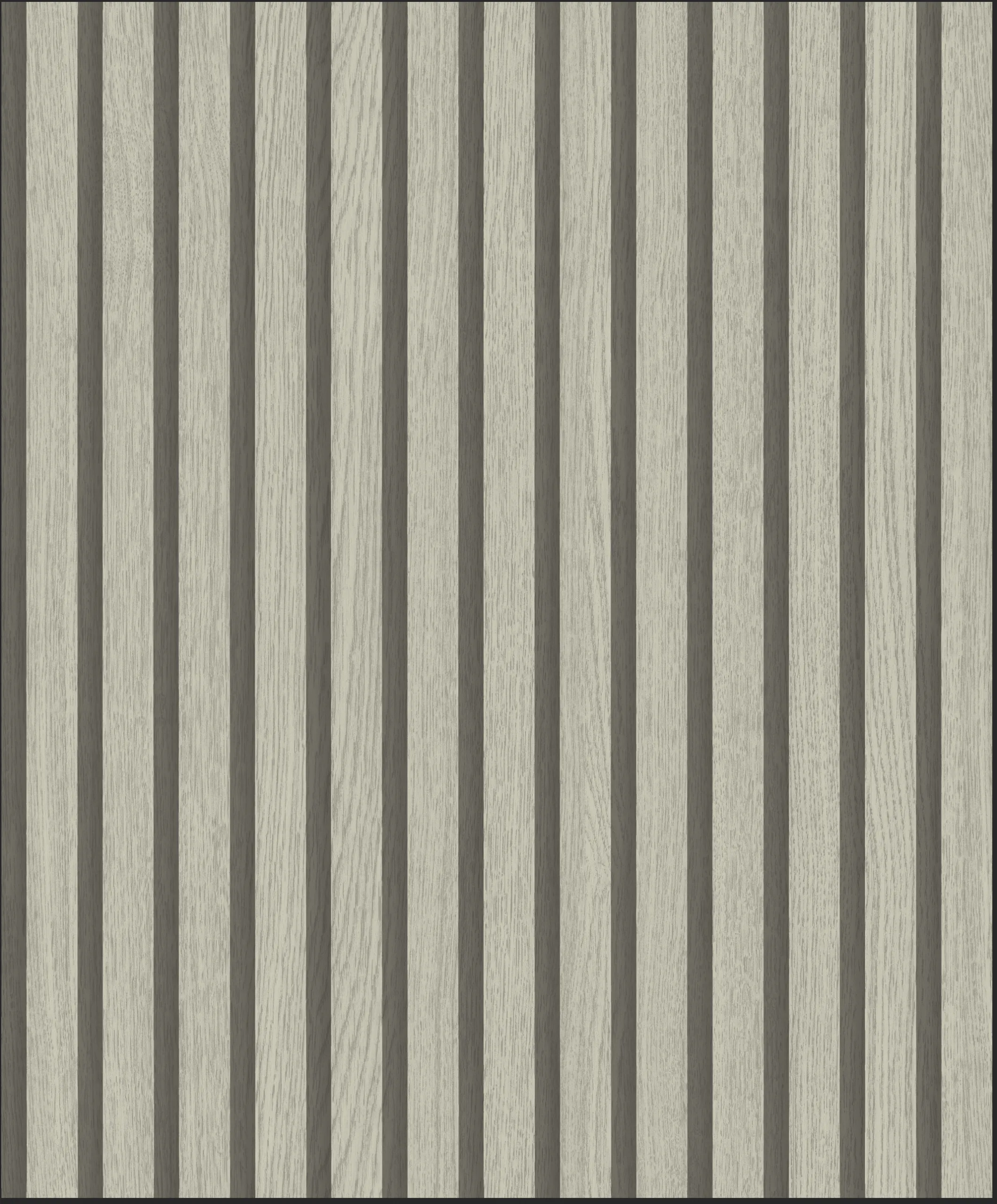 Afra Stripe Wallpaper by Wow - Modern in Light Gray with Charcoal