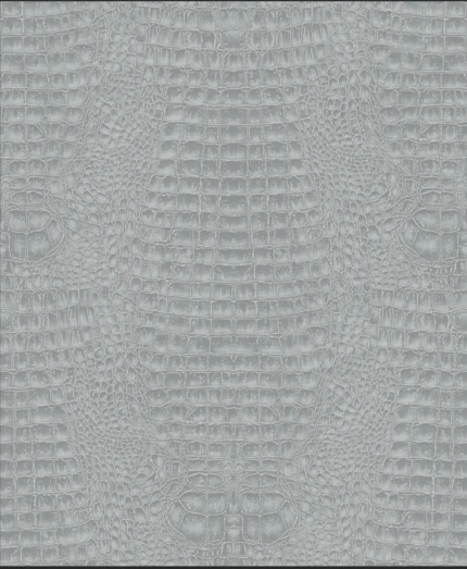 Afra Textured Wallpaper by Wow - Modern in Light Gray with Silver