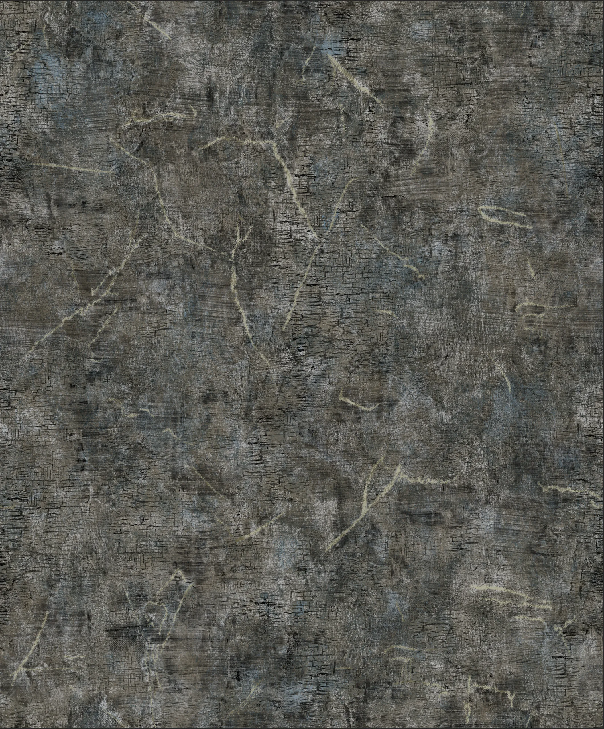 Afra Textured Wallpaper by Wow - Premium in Charcoal with Slate Blue