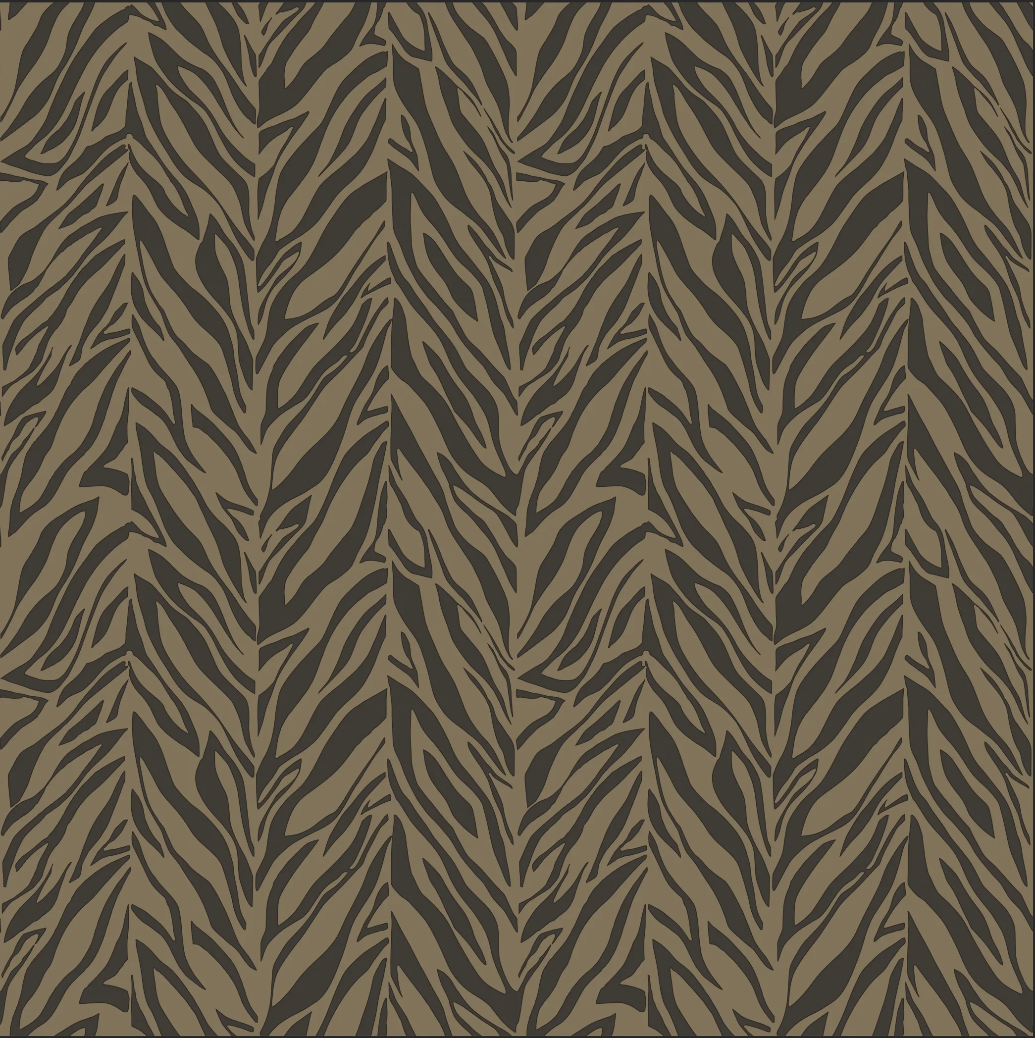Afra Wallpaper by Wow - Premium in Black with Brown