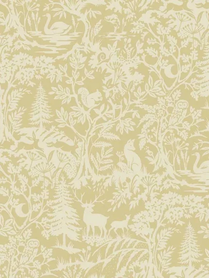 mustard textured wallpaper for office by Chesapeake