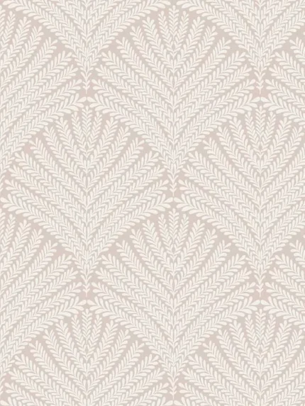 light pink and cream patterned wallpaper for bedroom by York