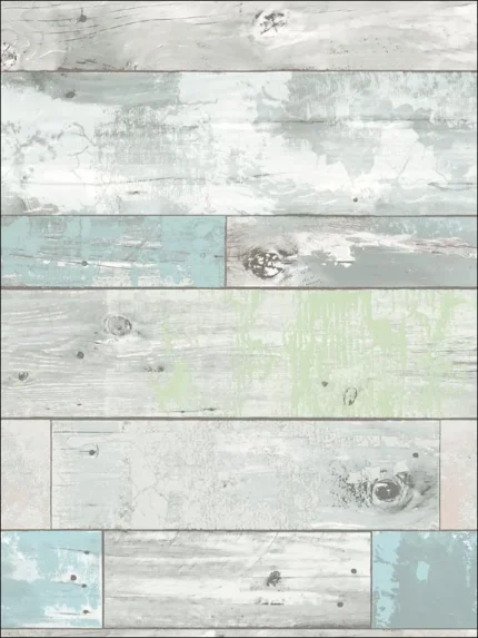 neutral wood wallpaper for bedroom by Brewster
