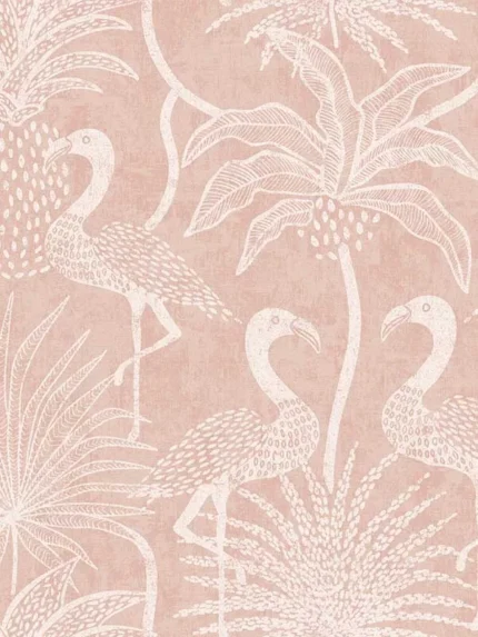 coral patterned wallpaper for bedroom by A Street Prints