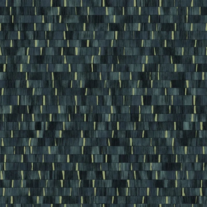 Bosco Geometric Wallpaper by Wow - Modern in Charcoal with Olive