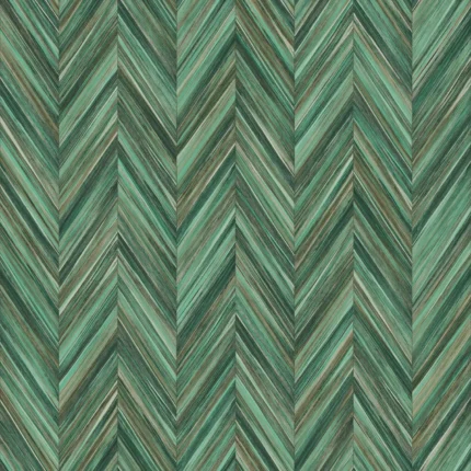 Bosco Geometric Wallpaper by Wow - Modern in Teal with Olive