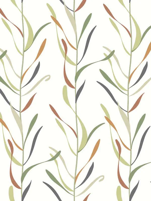 sienna botanical wallpaper for bedroom by York