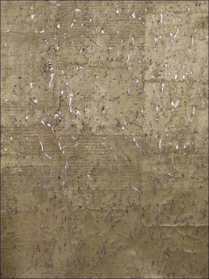 gold textured wallpaper for office by Candice Olson