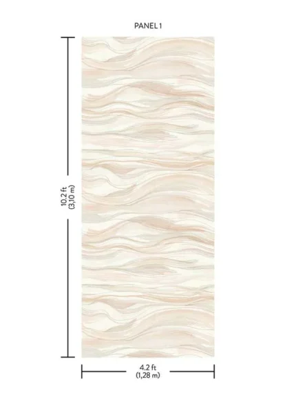beige textured wallpaper for office by Antonina Vella