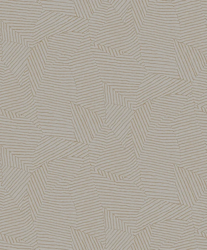 Dharma Geometric Wallpaper by Wow - Modern in Beige with Light Gray ...