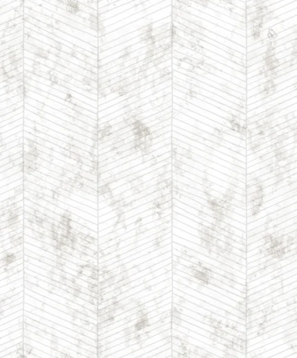 Dharma Geometric Wallpaper by Wow - Modern in Light Gray with Beige