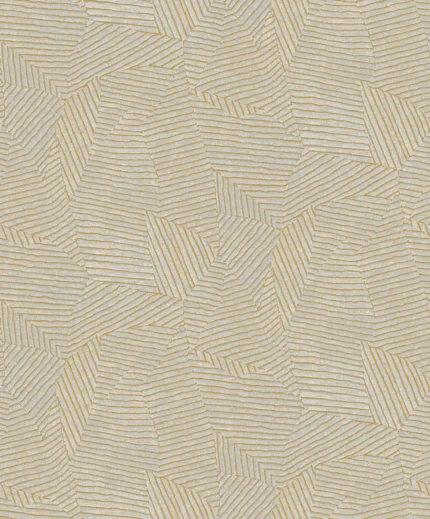 Dharma Geometric Wallpaper by Wow - Premium in Beige with Light Gray