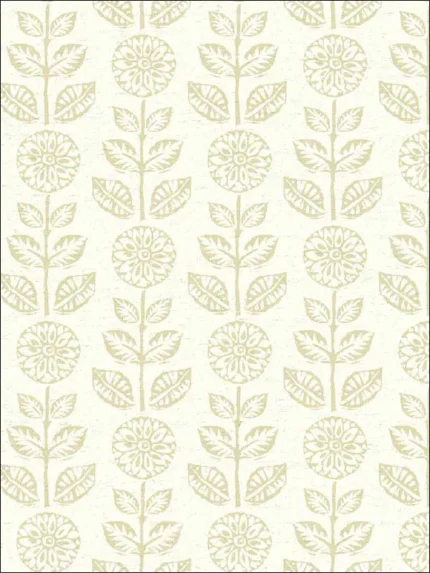 neutral floral wallpaper for bedroom by Brewster