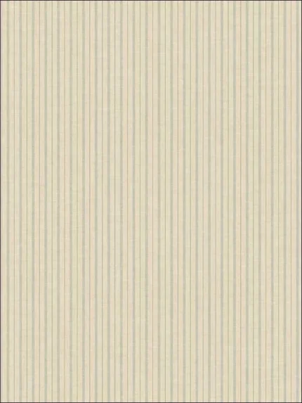 khaki and light blue patterned wallpaper for bedroom by Magnolia Home  by Joanna Gaines