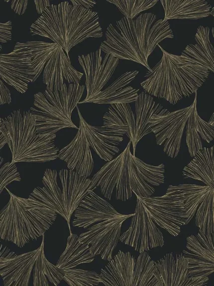 black textured wallpaper for office by Antonina Vella