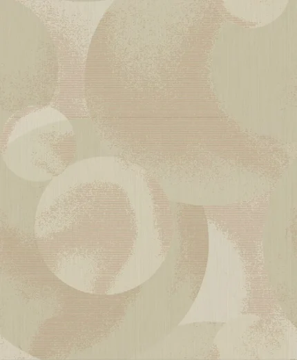 Grand Geometric Wallpaper by Wow - Premium in Beige with Light Brown