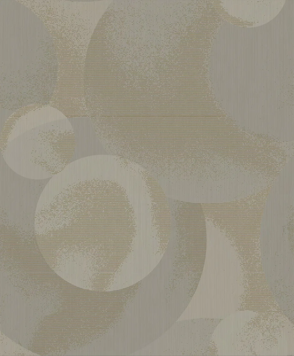 Grand Geometric Wallpaper by Wow - Premium in Beige with Light Gray Grand Geometric Wallpaper by Wow - Premium in Beige with Light Gray