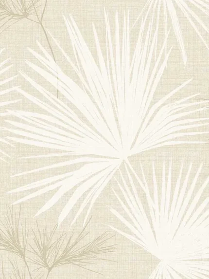 champagne botanical wallpaper for bedroom by A Street Prints