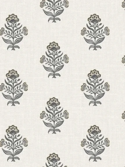 black floral wallpaper for office by Chesapeake
