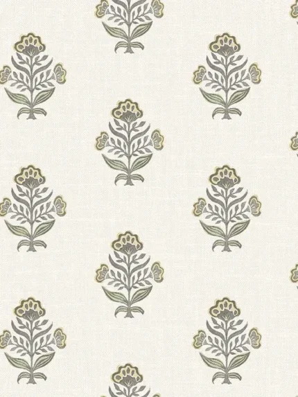 honey floral wallpaper for office by Chesapeake