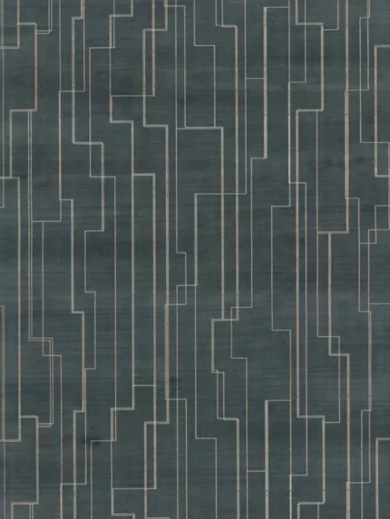 peacock textured wallpaper for office by Ronald Redding