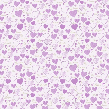 Kids Abstract Wallpaper by Wow - Premium in Lavender with Light Pink