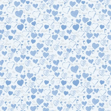 Kids Abstract Wallpaper by Wow - Premium in Light Blue with White
