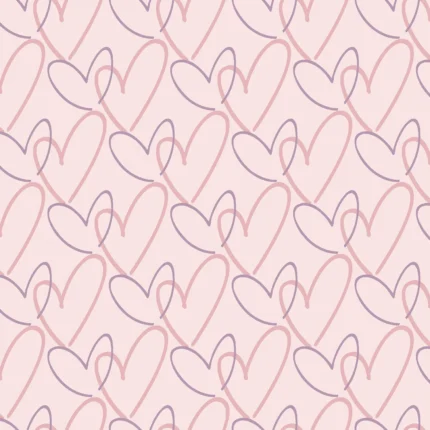Kids Abstract Wallpaper by Wow - Premium in Light Pink with Lavender