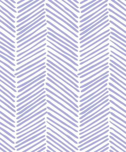 Kids Geometric Wallpaper by Wow - Premium in Lavender with White