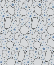 Light Gray with Blue