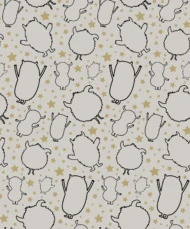 Light Gray with Gold