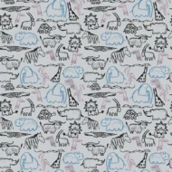 Light Gray with Sky Blue
