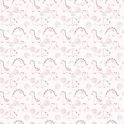 Kids Wallpaper by Wow - Premium in Light Pink with Gray