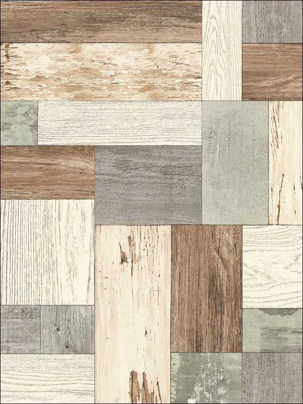 light blue wood wallpaper for bedroom by A Street Prints