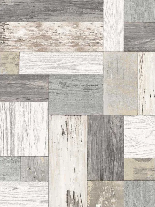 neutral wood wallpaper for bedroom by A Street Prints
