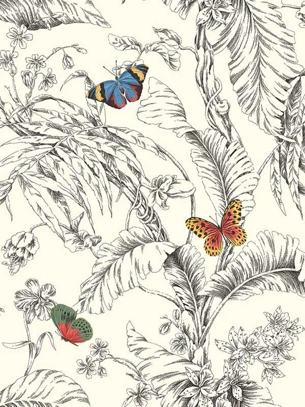 primary patterned wallpaper for bedroom by York