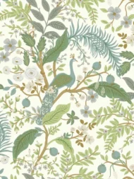 PSW1539RL Peacock Garden Peel and Stick White