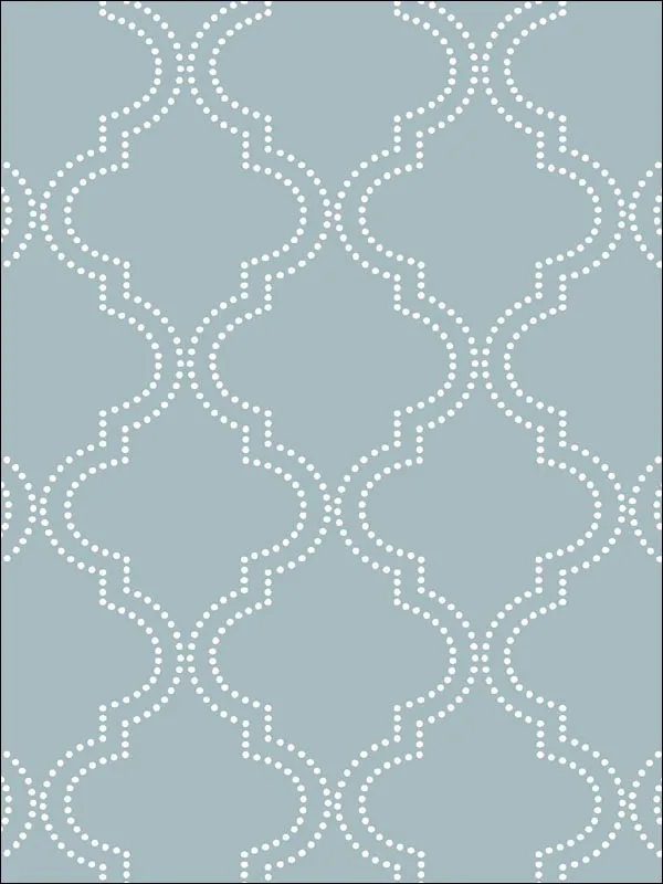 slate blue metallic wallpaper for bedroom by Brewster