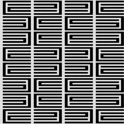 Rain Geometric Wallpaper by Wow - Modern in Black with Light Gray