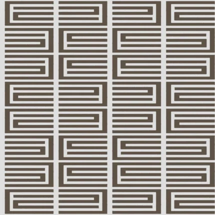 Rain Geometric Wallpaper by Wow - Modern in Brown with White