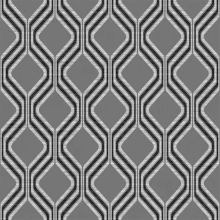 Rain Geometric Wallpaper by Wow - Modern in Charcoal with Light Gray