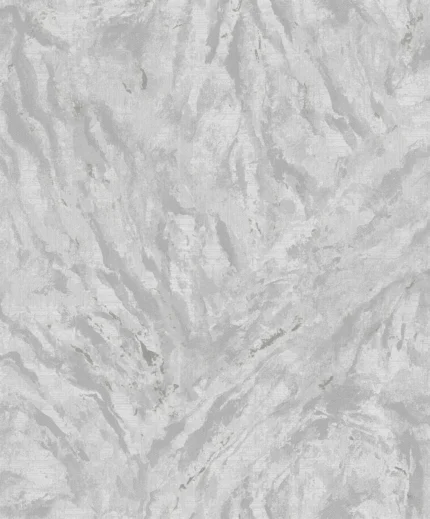 Rutger Abstract Wallpaper by Wow - Modern in Light Gray with Charcoal