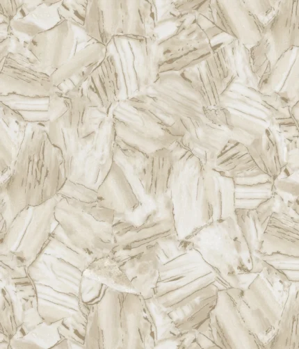 Rutger Abstract Wallpaper by Wow - Premium in Beige with Light Gray