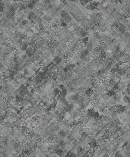Rutger Abstract Wallpaper by Wow - Premium in Charcoal with Light Gray