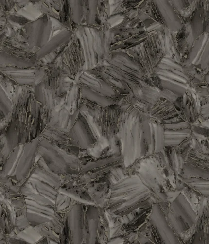 Rutger Abstract Wallpaper by Wow - Premium in Charcoal with Taupe