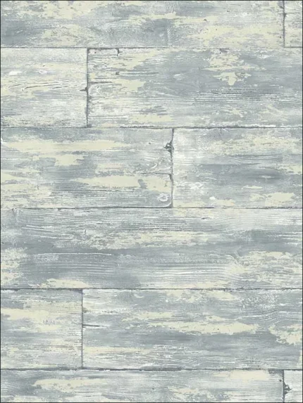 grey wood wallpaper for bedroom by Kenneth James
