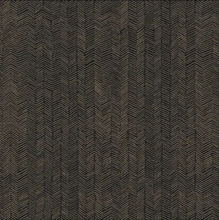 Signature Geometric Wallpaper by Wow - Modern in Charcoal with Gold