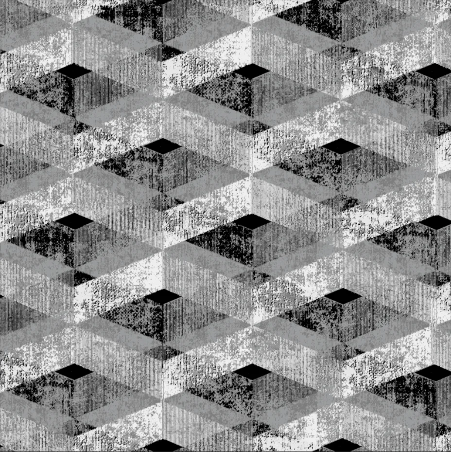 Signature Geometric Wallpaper by Wow - Modern in Charcoal Signature Geometric Wallpaper by Wow - Modern in Charcoal