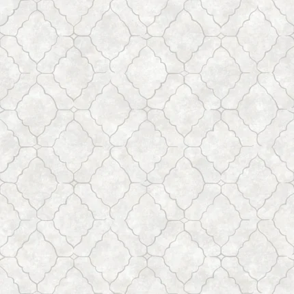 Signature Geometric Wallpaper by Wow - Modern in Light Gray