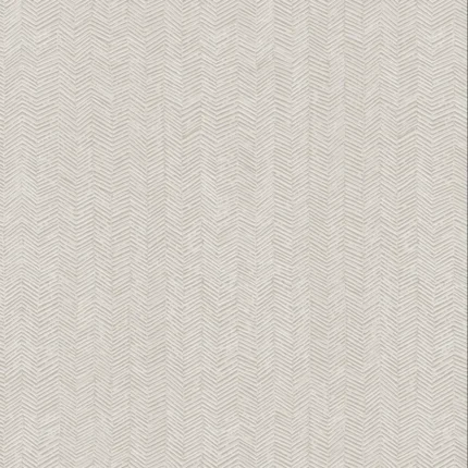 Signature Geometric Wallpaper by Wow - Modern in Light Gray with Beige